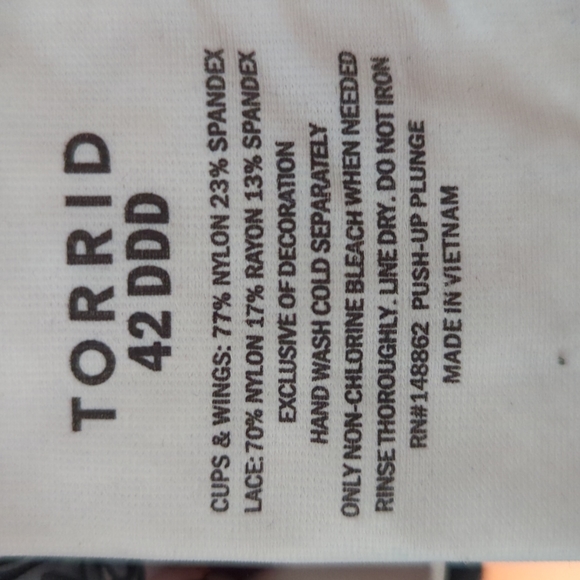 Torrid Push Up Bra - Picture 2 of 2